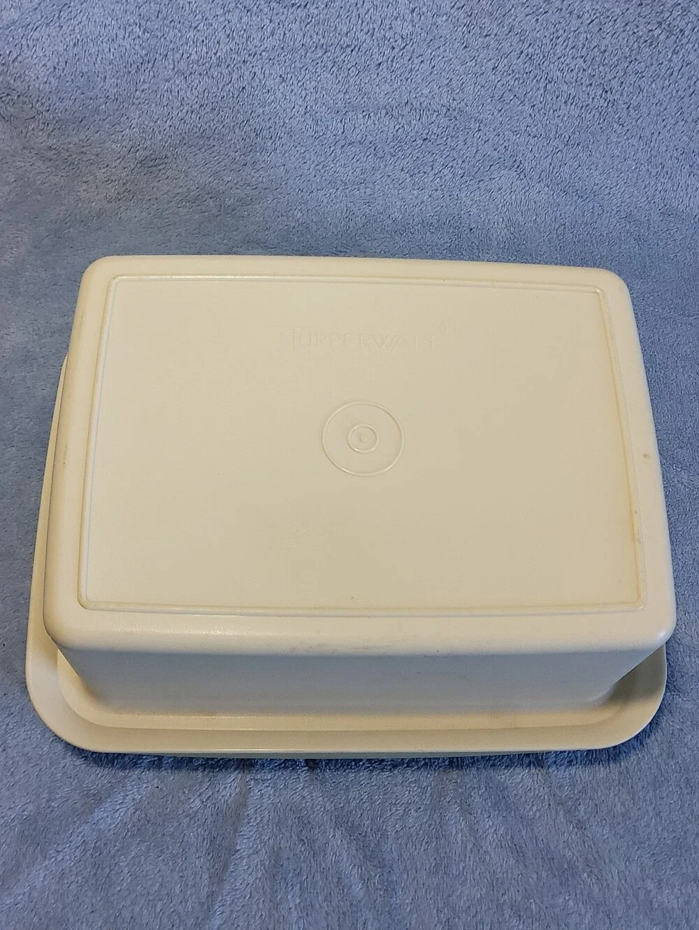 Vintage Tupperware #1254 Freeze N Save Ice Cream Keeper Storage Container W/ Lid
